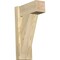 Ekena Millwork Traditional Block Rough Sawn Outlooker, Douglas Fir, 6"W x 12"D x 20"H OUT06X12X20TRA05RDF - alternate 1
